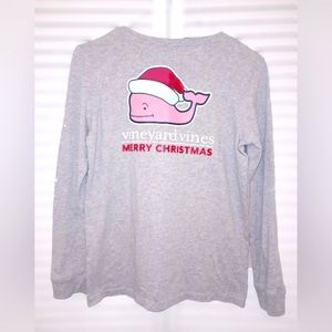 Vineyard Vines girl's Christmas LS shirt